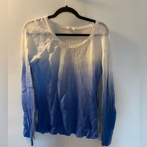 Blue ombré sweater